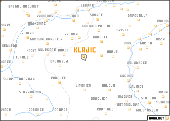 map of Klajić