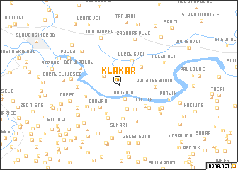 map of Klakar