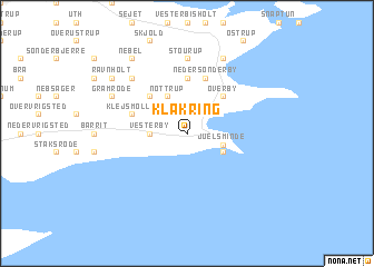 map of Klakring