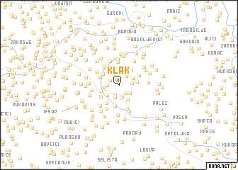 map of Klak