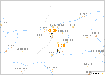 map of Klak