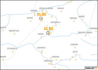 map of Klak