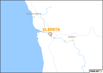 map of Klamath