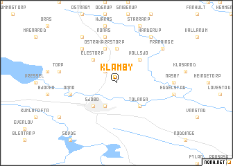 map of Klamby