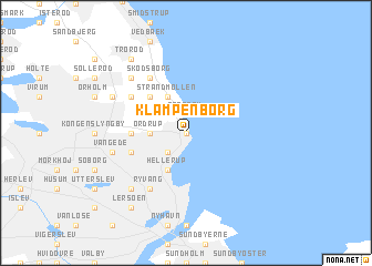 map of Klampenborg