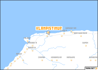 map of Klampistimur