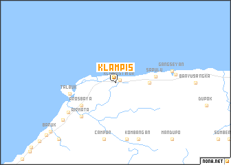 map of Klampis