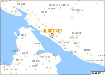 map of Klanfari
