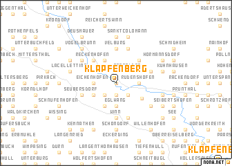 map of Klapfenberg