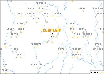 map of Klaplei 1