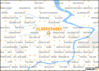 map of Klapperhoek