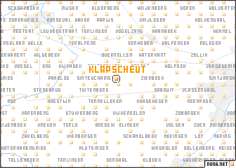 map of Klapscheut