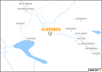 map of Klarabro