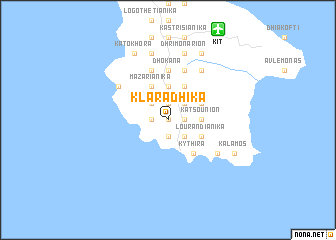 map of Klarádhika