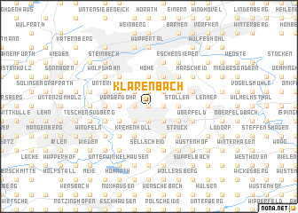 map of Klarenbach