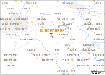 map of Klarenbeek