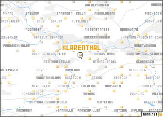 map of Klarenthal