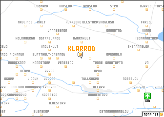 map of Klårröd