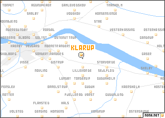 map of Klarup