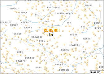 map of Klasani