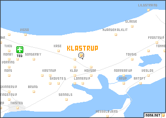 map of Klastrup