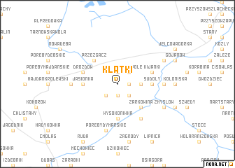 map of Klatki