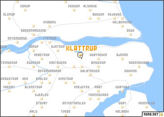 map of Klattrup