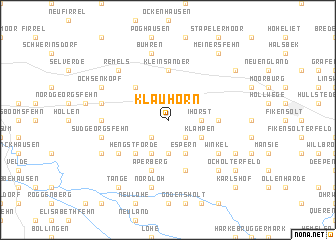 map of Klauhörn