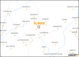 map of Klauke