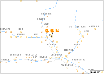 map of Klaunz