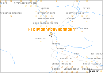 map of Klaus an der Pyhrnbahn