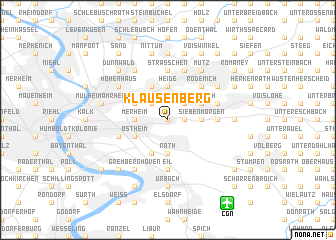 map of Klausenberg