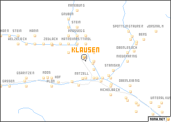 map of Klausen