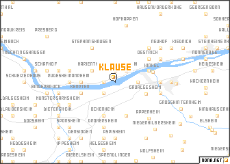 map of Klause