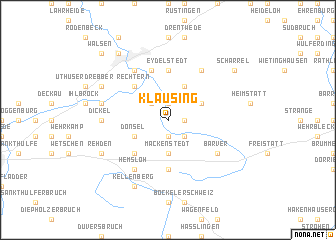 map of Klausing