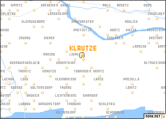 map of Klautze