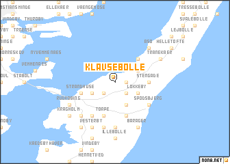 map of Klavsebølle