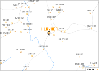 map of Klayken