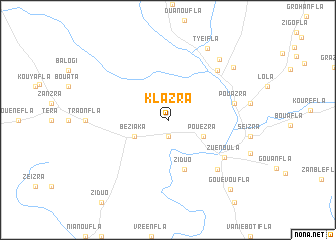 map of Klazra