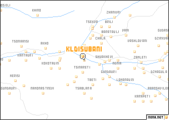 map of Kldisubani