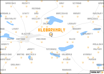 map of Klebark Mały