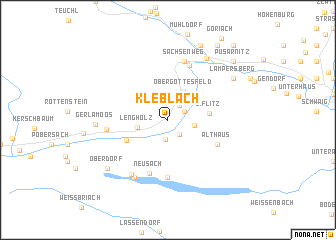 map of Kleblach