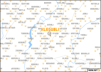 map of Kledubli