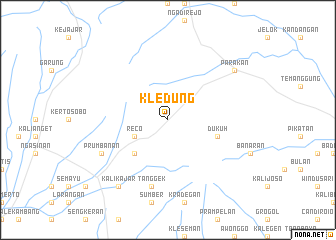 map of Kledung