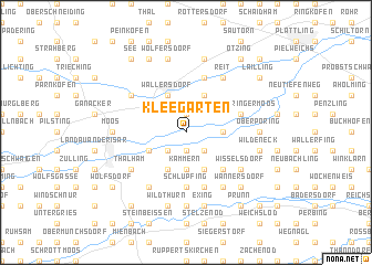 map of Kleegarten