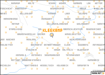 map of Kleekamp