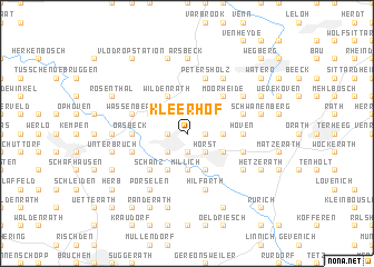 map of Kleerhof