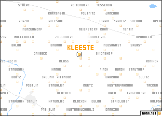 map of Kleeste