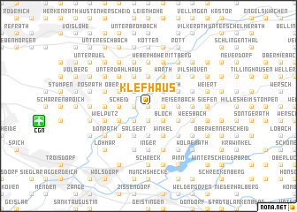 map of Klefhaus