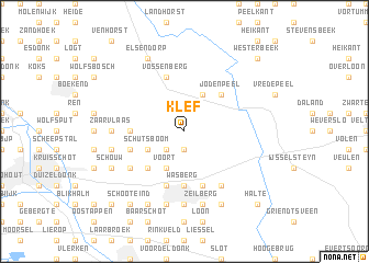 map of Klef